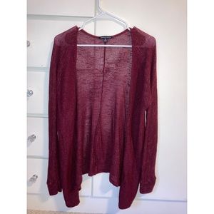American Eagle maroon cardigan - Size MED